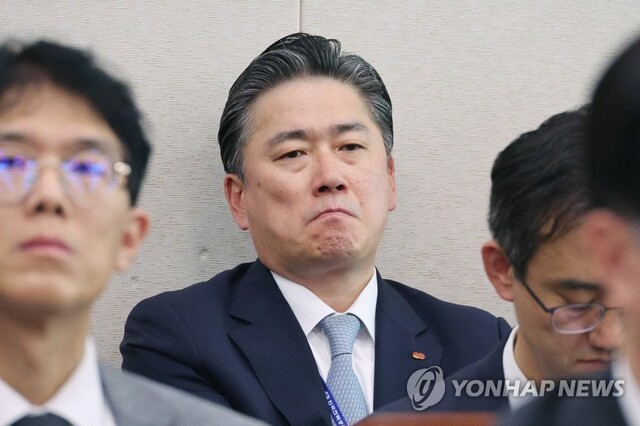 ▲ 정승일 한국전력공사 사장이 11일 오후 국회에서 열린 산업통상자원중소벤처기업위원회 전체회의에 참석하고 있다.ⓒ연합뉴스