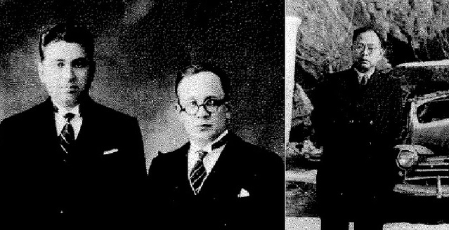 ▲ 박헌영(오른쪽)이 거의 매일 만났던 소련영사관 정보담당 부영사 샤브신(왼쪽사진 오른쪽)과 소련 영사 폴리안스키. 박헌영 사진은 평양서 숙청 1년전 1952년   찍은 것.