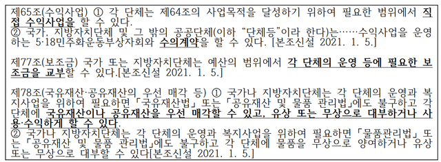 ▲ ⓒ광주민주유공자예우에관한법