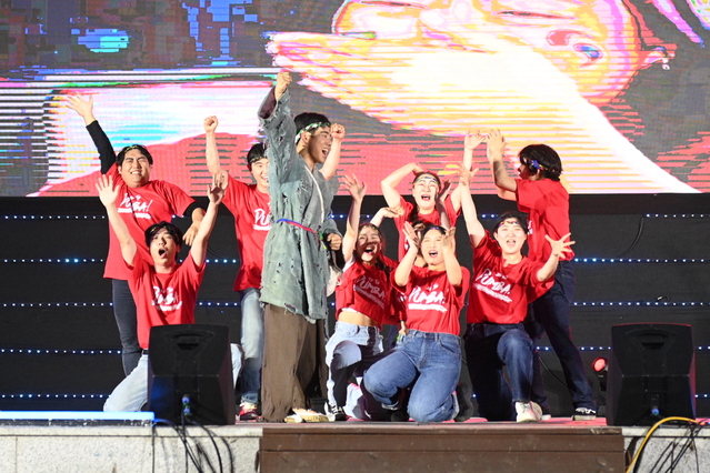 ▲ 글로벌 품바레퍼경연대회 장면.ⓒ음성군