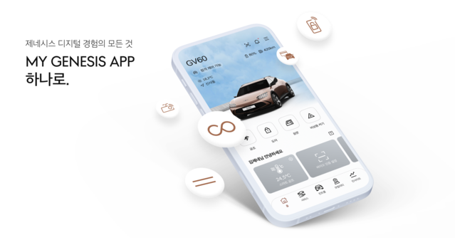 ▲ 제네시스가 통합 앱 'MY GENESIS'를 출시했다. ⓒ제네시스