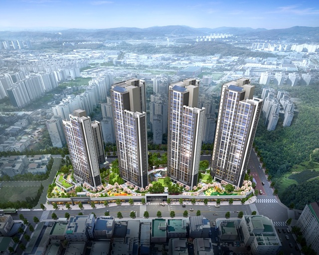 ▲ ‘천안 백석 센트레빌 파크디션’ 조감도.ⓒ한토신·동부건설