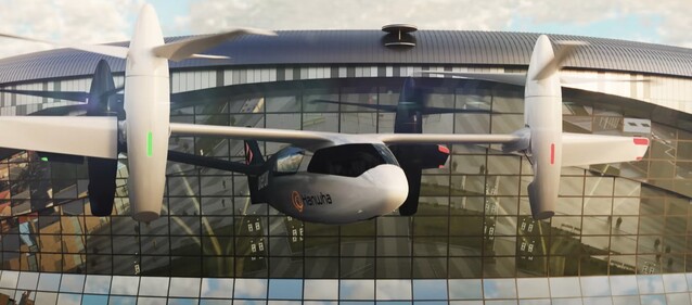 ▲ 한화시스템이 개발 중인 UAM 기체 ′버터플라이′.ⓒ한화시스템