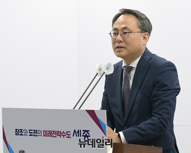 ▲ 고기동 세종시 행정부시장.ⓒ뉴데일리 D/B