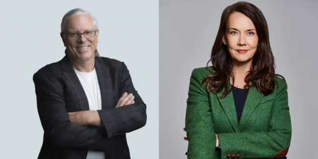 ▲ 굿비 실버스타인 & 파트너스의 제프 굿비 공동 회장(좌), 마가렛 존슨 CCO. ⓒCannes Lions