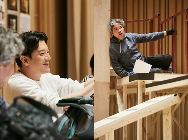 ▲ 연극 '나무 위의 군대' 연습실 현장.ⓒ엠피엔컴퍼니