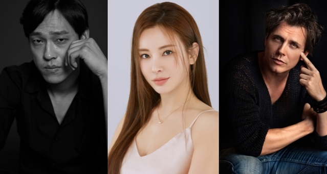 ▲ 왼쪽부터 뮤지컬 배우 최재림·정선아·로랑 방.ⓒ대구국제뮤지컬페스티벌 사무국