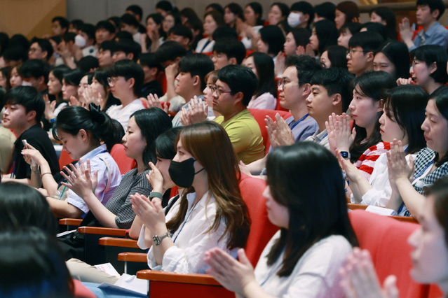 ▲ 대전시 감사위원회가 26일 대강당에서 청렴 공직 문화조성을 위해 MZ세대 공무원 500여 명을 대상으로 청렴교육을 진행했다.ⓒ대전시