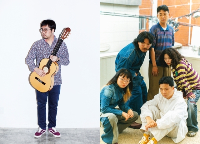▲ 기타리스트 박주원(왼쪽)과 기타리스트 박주원.ⓒ서울문화재단