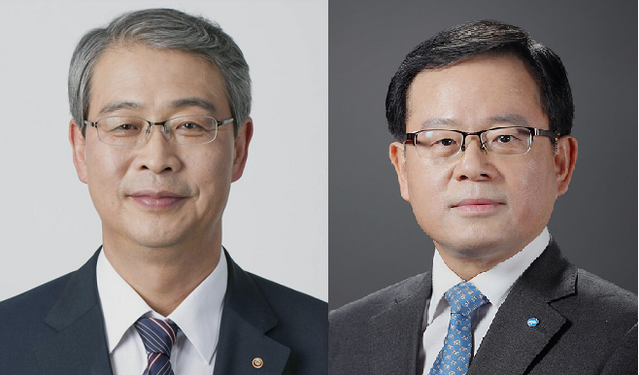 ▲ 임종룡 우리금융 회장(좌)과 조병규 우리은행장 내정자ⓒ우리금융