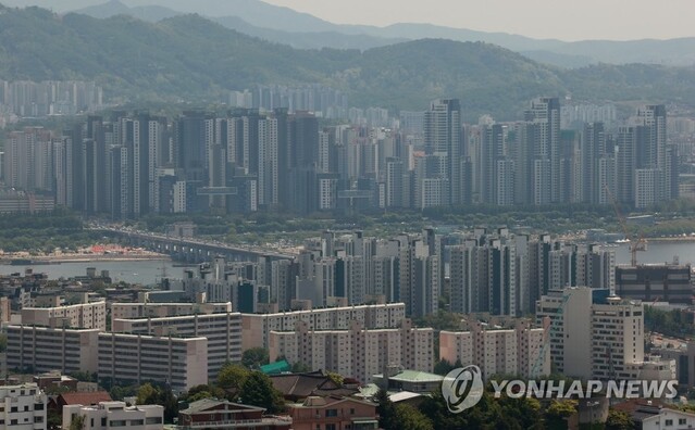 ▲ 서울 남산에서 바라본 시내 아파트 단지ⓒ연합뉴스