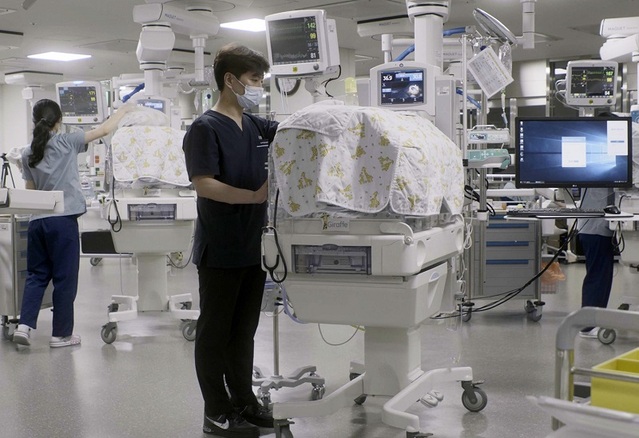 ▲ 신생아 중환자실.ⓒ세종충남대학교병원