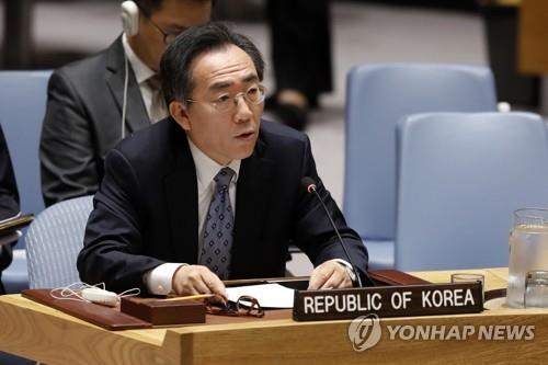 ▲ 유엔 안보리에서 발언하는 조태열 유엔주재 대사. ⓒ연합뉴스