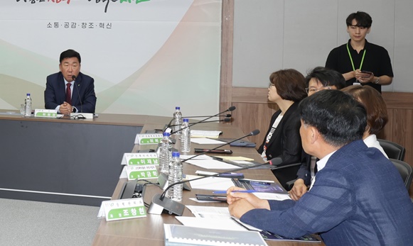 ▲ 청주시가‘야간경관 테마파크 조성사업 타당성 조사 및 기본계획 수립용역’ 완료 보고회를 개최했다.ⓒ청주시