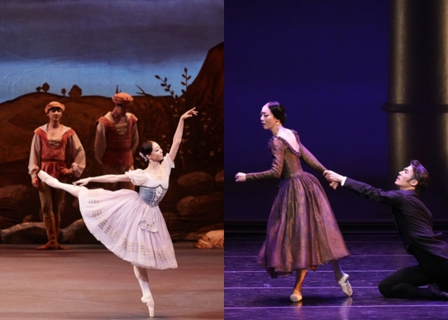 ▲ 유니버설발레단 수석무용수 강미선의 '지젤'과 '오네긴' 공연 장면.ⓒ유니버설발레단