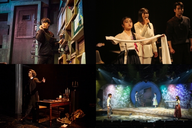 ▲ '2023 K-뮤지컬국제마켓' 선보임 쇼케이스 참가작(왼쪽 위부터 시계방향 '더 라스트 맨'·'홍련'·'라흐 헤스트'·'루드윅 : 베토벤 더 피아노').ⓒ예술경영지원센터