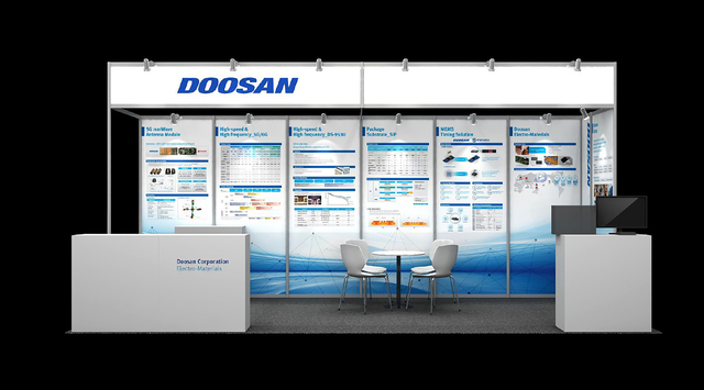 ▲ 'IMS 2023' 두산 부스. ⓒ㈜두산