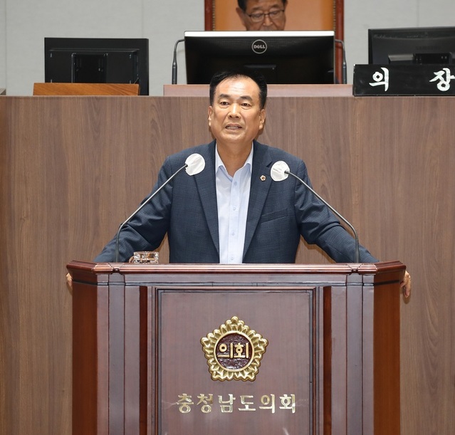 ▲ 방한일 충남도의원.ⓒ충남도의회