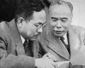 ▲ 조선공산당 박헌영과 조선인민당의 여운형(오른쪽).