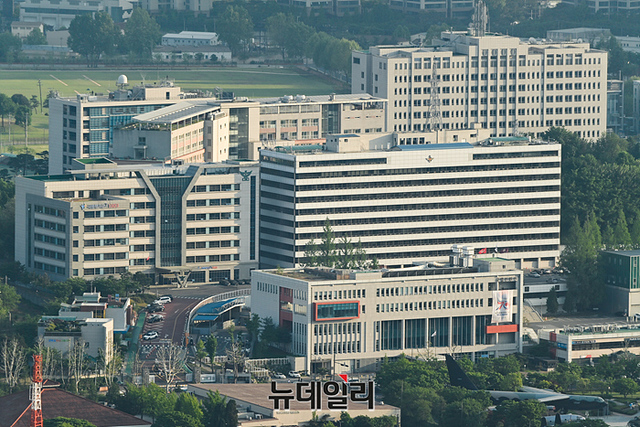 ▲ 용산 대통령실과 국방부. ⓒ서성진 기자