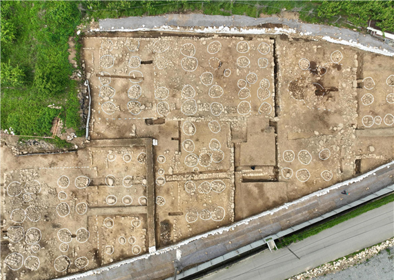 ▲ 천안 천흥사지 정(丁)'자 구조의 건물 전경. ⓒ천안시