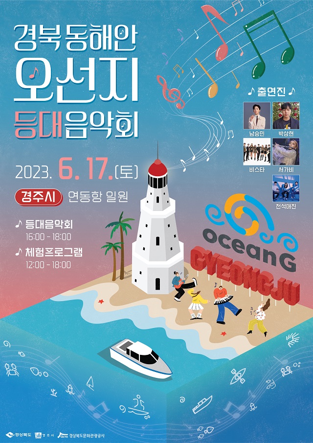 ▲ ‘경북 동해안 오선지 등대음악회’ 포스터.ⓒ경북관광공사