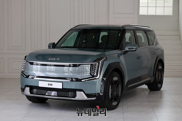 ▲ 오는 19일 출시되는 EV9 모습. ⓒ뉴데일리DB