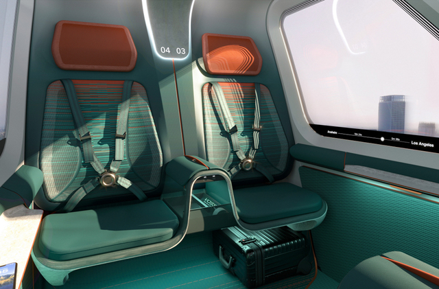 ▲ 현대트랜시스가 크리스탈 캐빈 어워드에 출품한 UAM 객실 콘셉트 디자인 ⓒ현대트랜시스