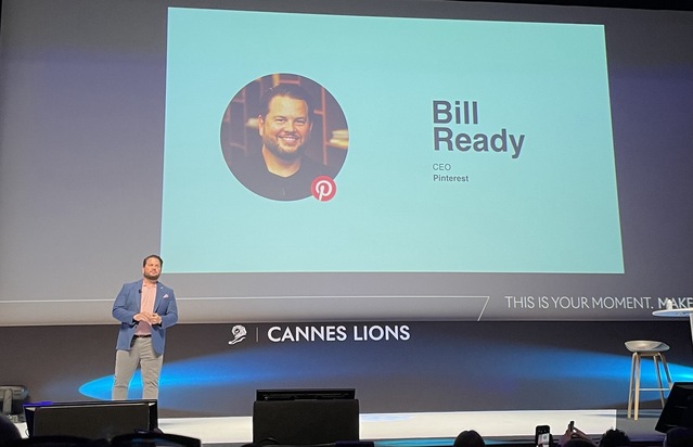 ▲ 빌 레디 핀터레스트 CEO. ⓒ프랑스 칸 = 김현지 인턴
