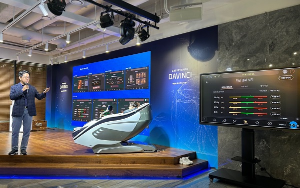 ▲ 조수현 바디프랜드 메디컬R&D 센터장이 다빈치 주요 기능에 대해 설명하고 있다. ⓒ변상이 기자