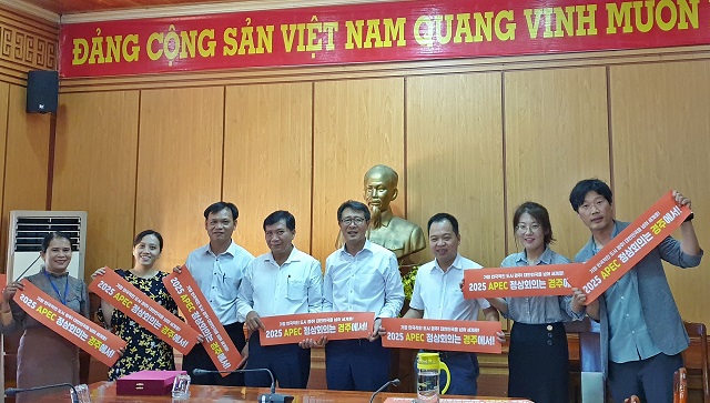▲ 베트남 후에시, 호인안시, 후에 기념물보존센터, 호이안 문화유산관리보존센터 등 4개 기관이 ‘2025 APEC 정상회담’ 개최지로 경주를 지지했다.ⓒ경주시