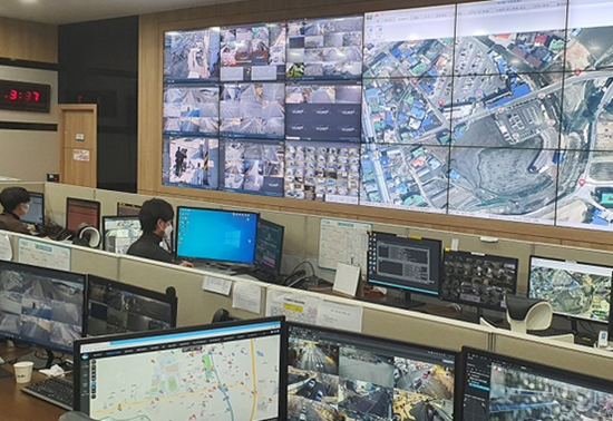 ▲ 음성군 통합관제센터.ⓒ음성군