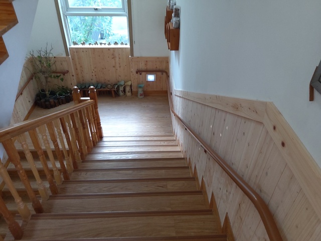 ▲ 지난해 선정된 경산 금성어린이집 실내 목조 환경개선 장면.ⓒ경북도