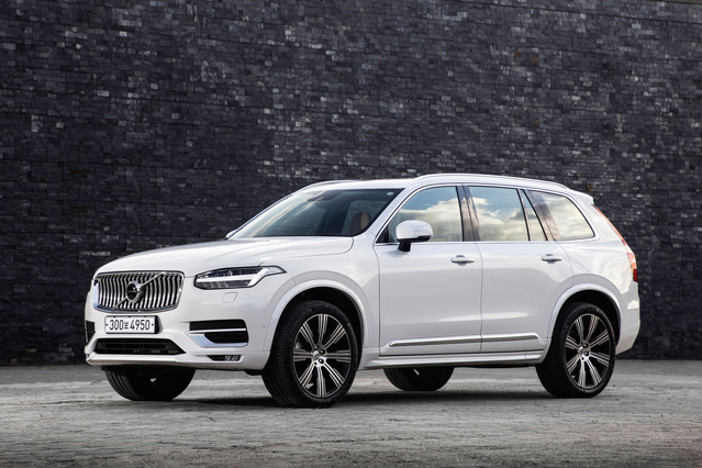 ▲ 플래그십 SUV XC90의 전면부 ⓒ볼보자동차코리아