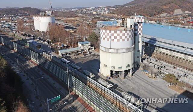 ▲ 시멘트 공장 전경.ⓒ연합뉴스
