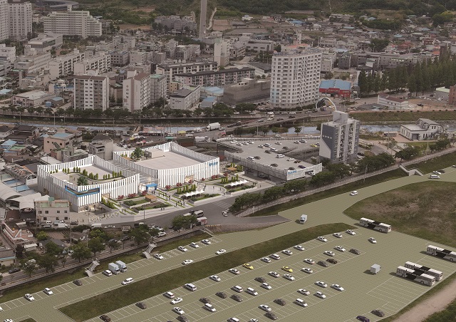 ▲ 영덕시장 재건축 조감도.ⓒ영덕군