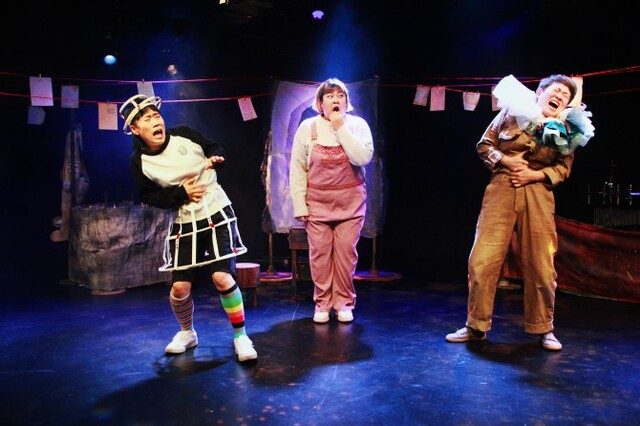 ▲ 연극 '어딘가, 반짝' 공연 장면.ⓒ예술의전당