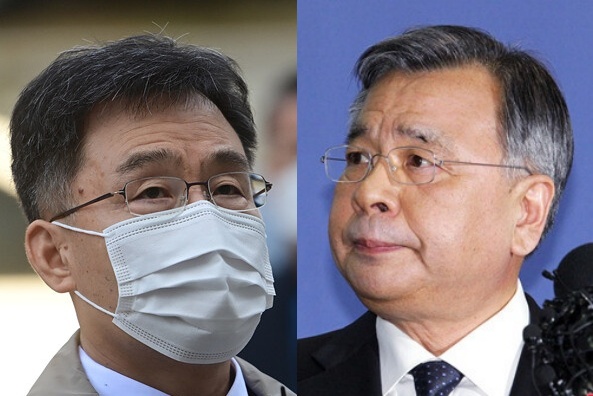 ▲ 화천대유자산관리 대주주 김만배씨(왼쪽)와 박영수 전 특별검사 ⓒ뉴데일리DB