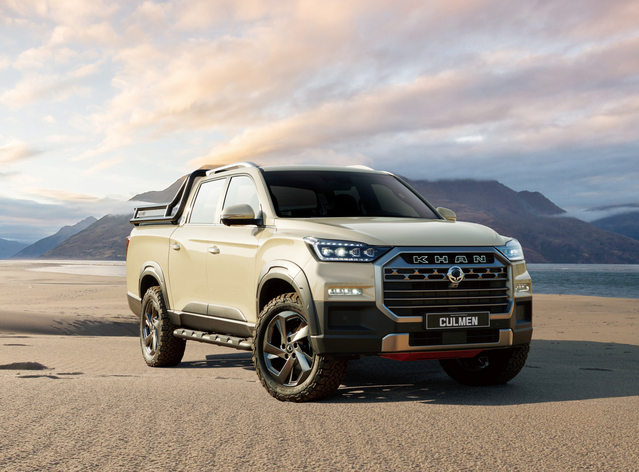 ▲ 렉스턴 스포츠 칸 쿨멘 외관 모습. ⓒKG모빌리티