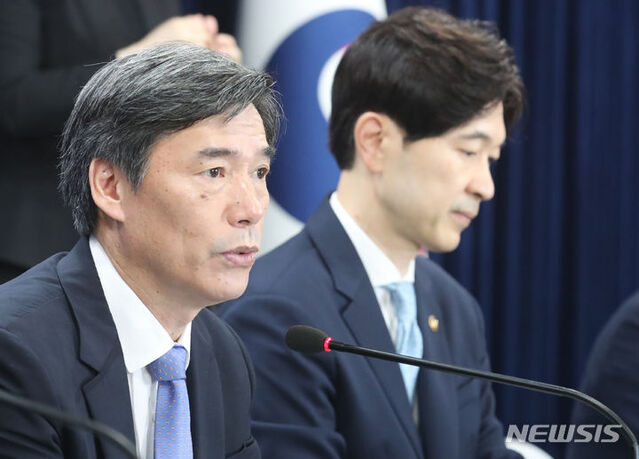 ▲ 박구연 국무조정실 국무1차장이 5일 오전 서울 종로구 정부서울청사에서 후쿠시마 오염수 방류 관련 일일 브리핑을 하고 있다.ⓒ뉴시스