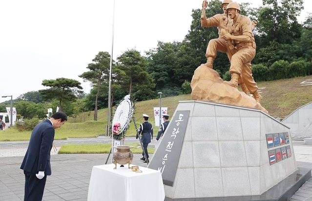 ▲ 충주시 신니면에서 ‘제23회 6·25전쟁 첫 전승 기념행사’가 개최됐다.ⓒ충주시