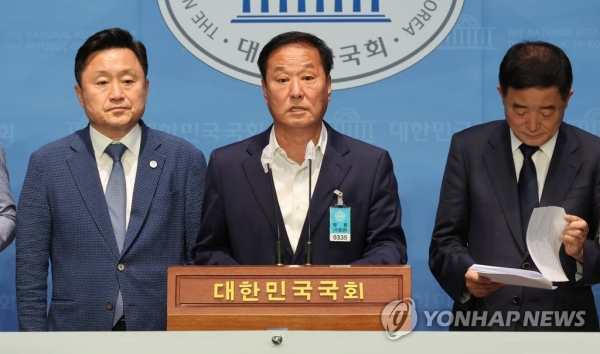 ▲ 더불어민주당 소속 정동균 전 양평군수의 모습. ⓒ연합뉴스