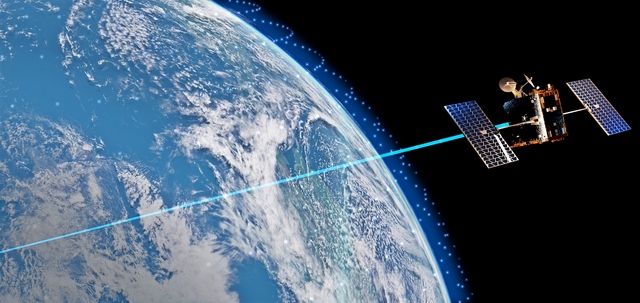 ▲ 원웹의 위성망을 활용한 한화시스템 '저궤도 위성통신 네트워크' 가상도.ⓒ한화시스템