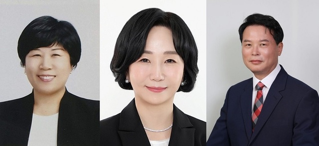 ▲ 국민의힘 세종시당 위원장 선거가 3파전으로 치러진다.좌측부터  송동섭 세종시당 전국위원,송아영 세종을 당협위원장,오승균(63) 국민의힘 정치대학원 총동문회 부회장.ⓒ국민의힘 세종시당