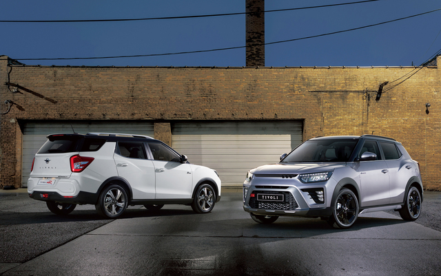 ▲ KG모빌리티 티볼리와 티볼리 에어 ⓒKG모빌리티