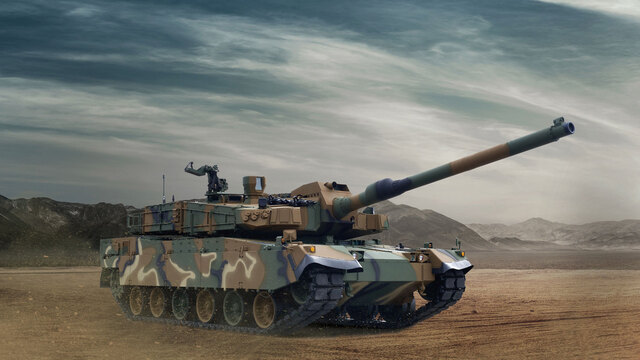 ▲ 현대로템의 K2 전차.ⓒ현대로템