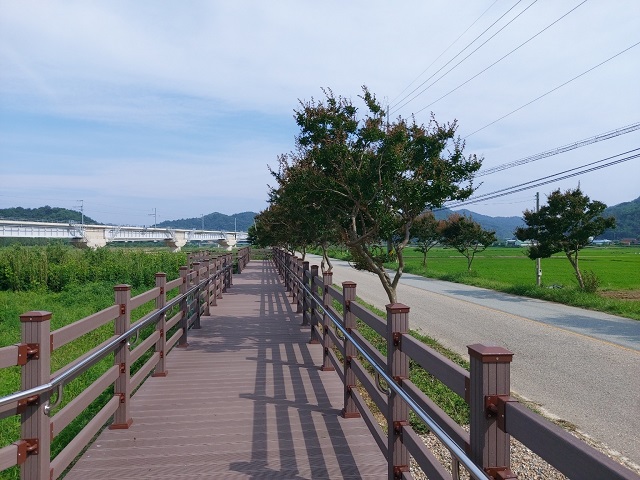 ▲ 한울원자력본부는 ‘백일홍거리 안전데크 설치 사업’에 약 1억 1500백만 원을 지원했다.ⓒ한울본부