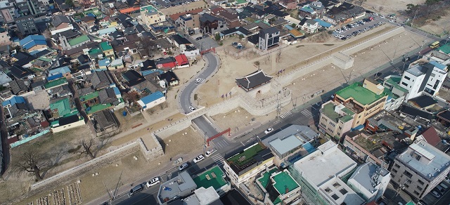 ▲ 경주읍성 전경.ⓒ경주시