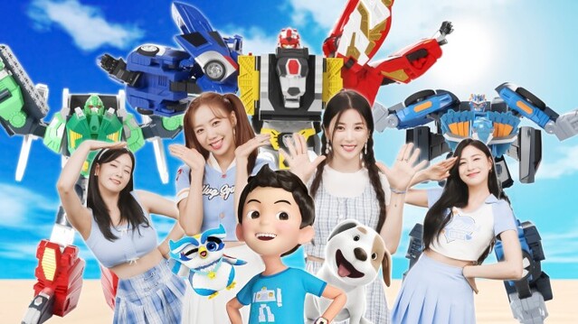 ▲ 에이핑크X헬로카봇 뮤직비디오 이미지/ⓒ초이락컨텐츠컴퍼니