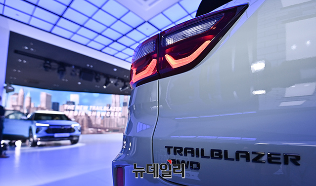 ▲ 트레일블레이저의 리어 램프 모습 ⓒ뉴데일리